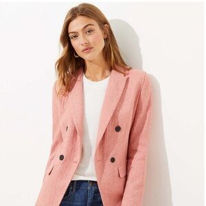 Melange Double-Breasted Modern Blazer
